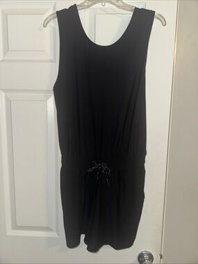 Wander Black Sleeveless Jumpsuit Romper